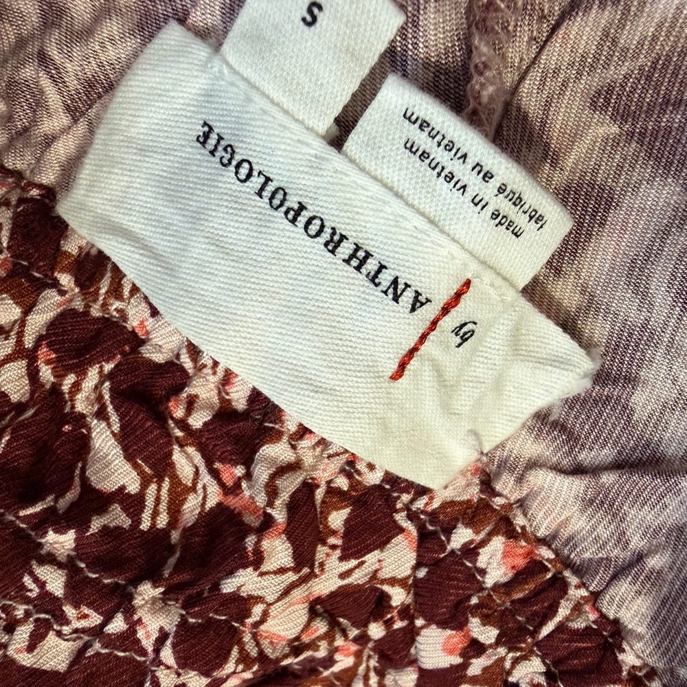 Anthropologie Wide-Leg Printed Pants - Picture 3 of 9